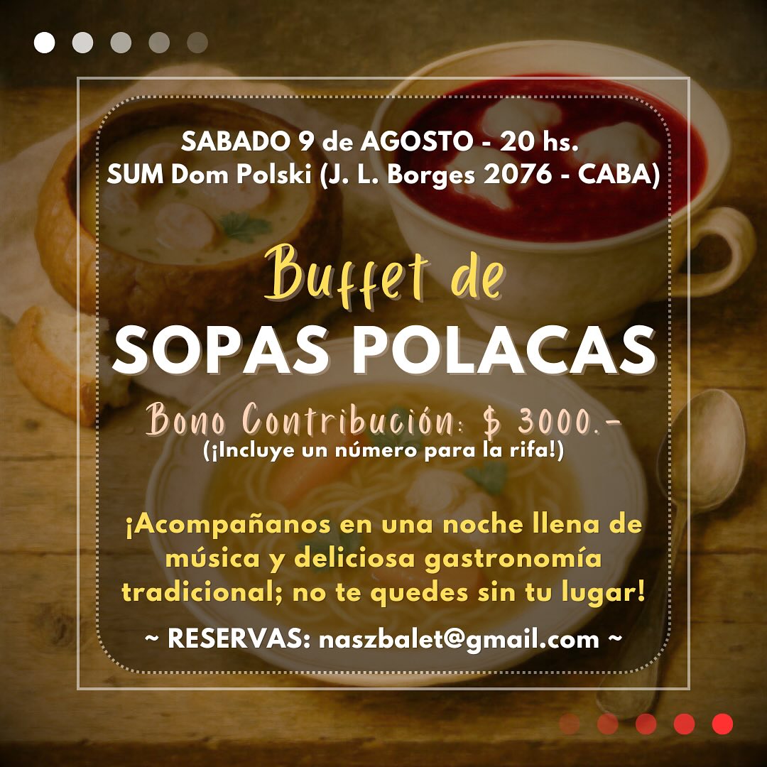 Buffet de sopas polacas